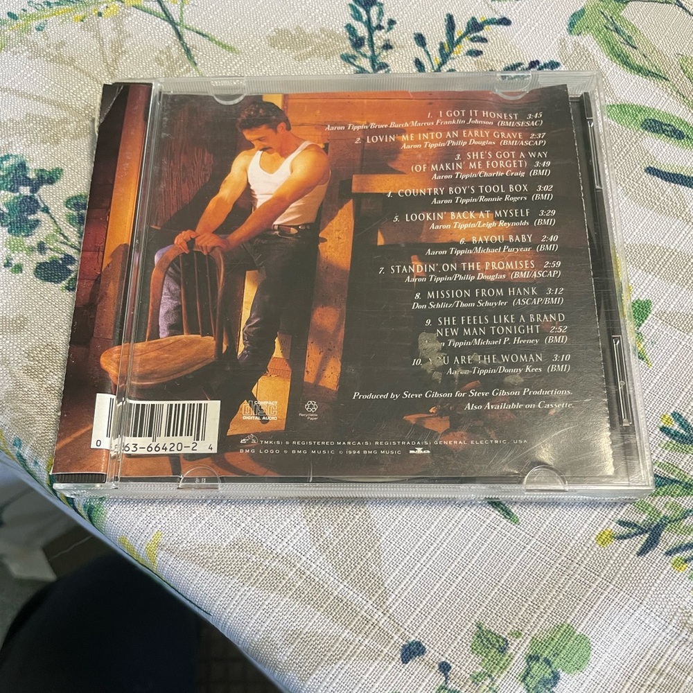 Aaron Tippin looking back at myself CD
